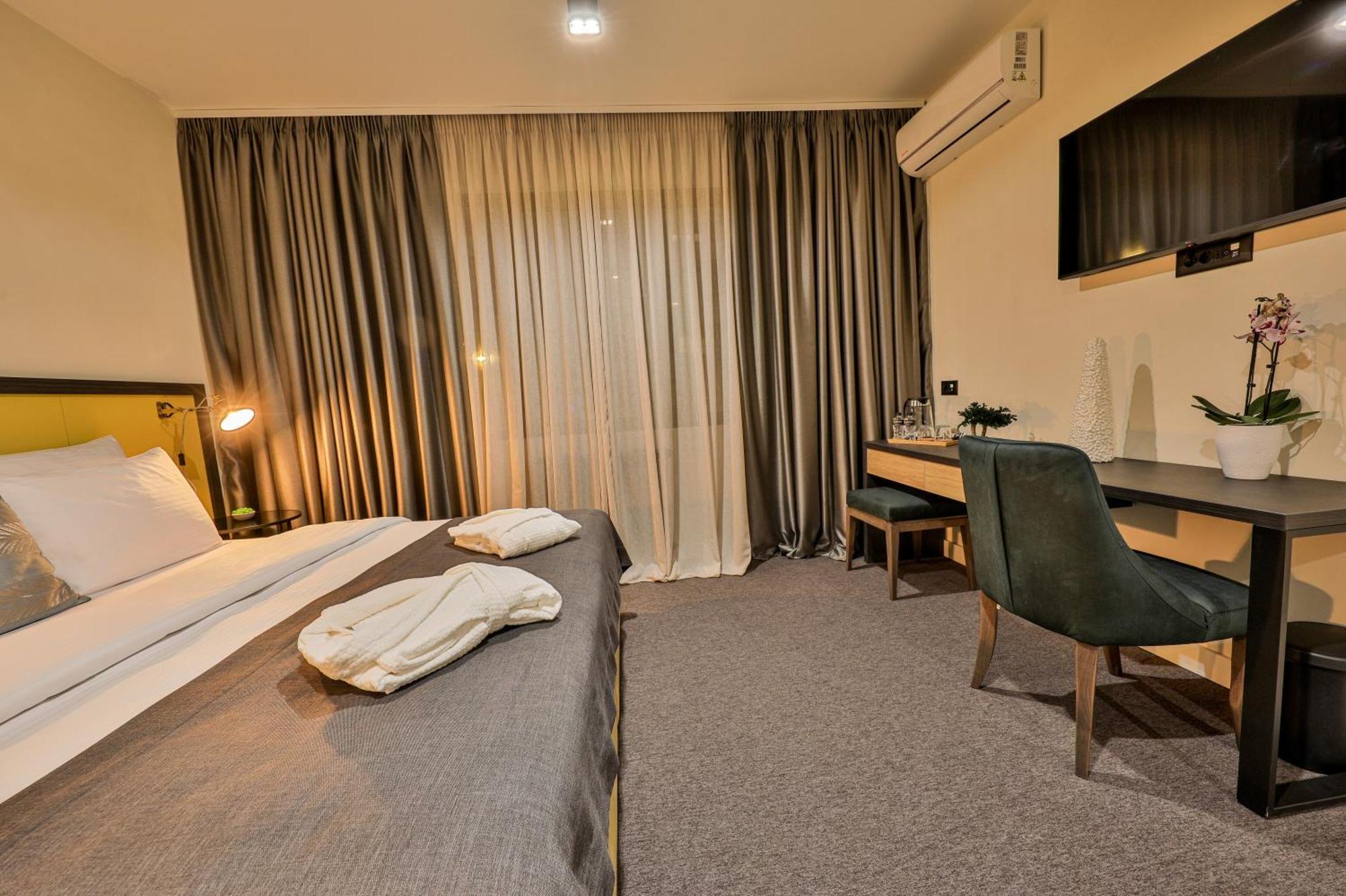 Hotel Botanica Belgrád Szoba fotó