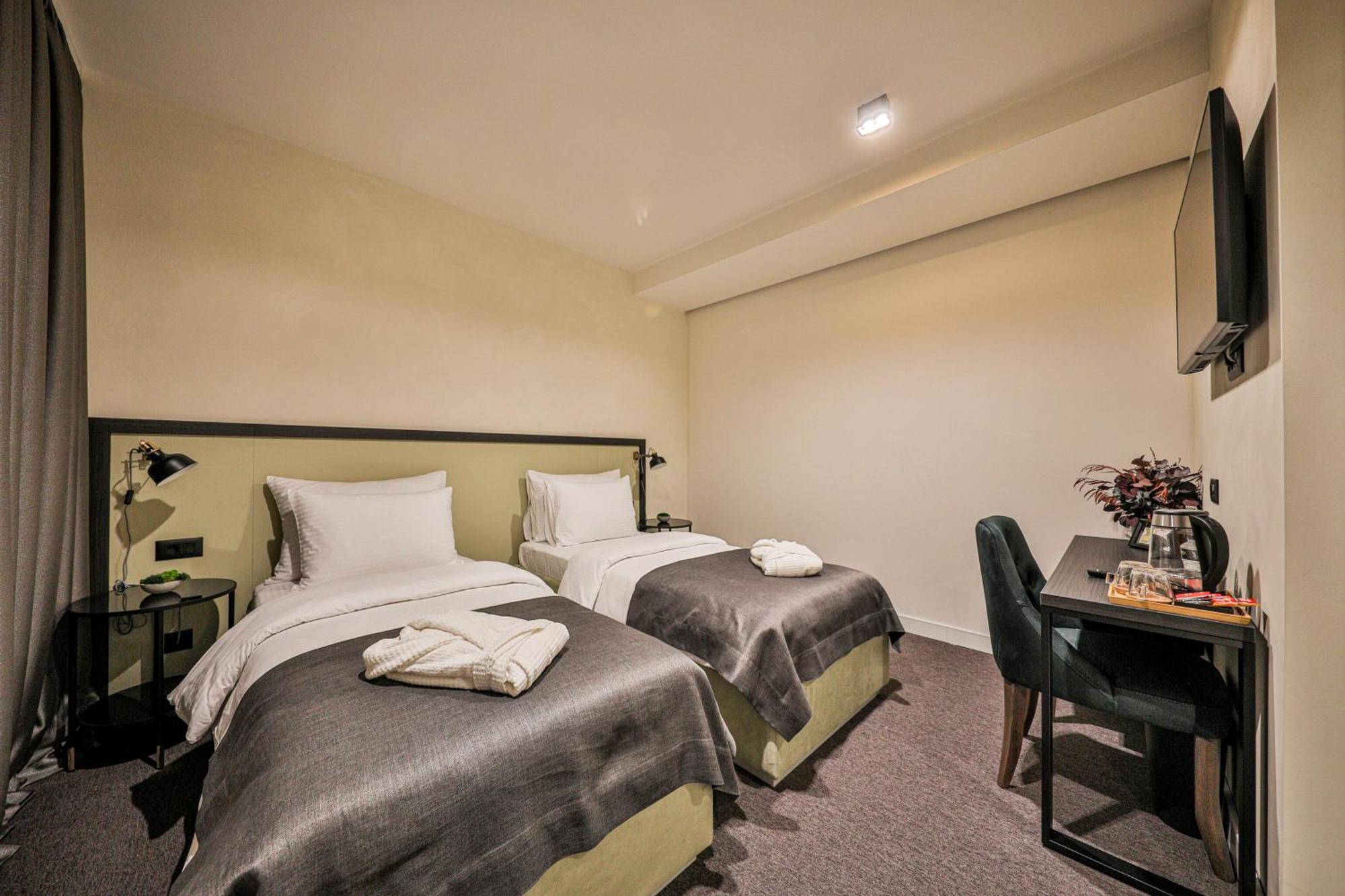 Hotel Botanica Belgrád Szoba fotó