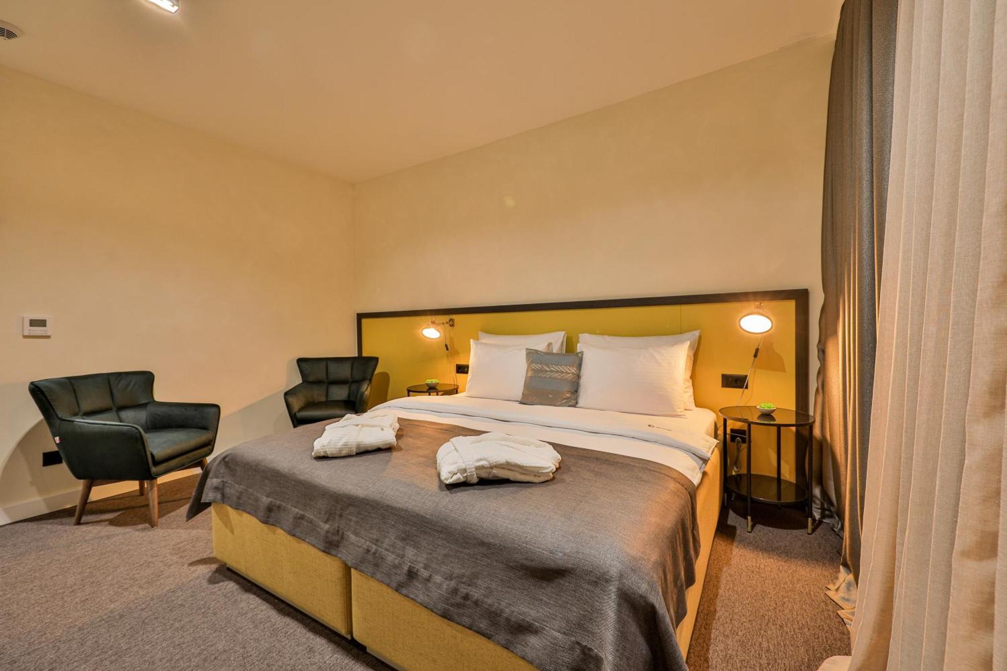 Hotel Botanica Belgrád Szoba fotó