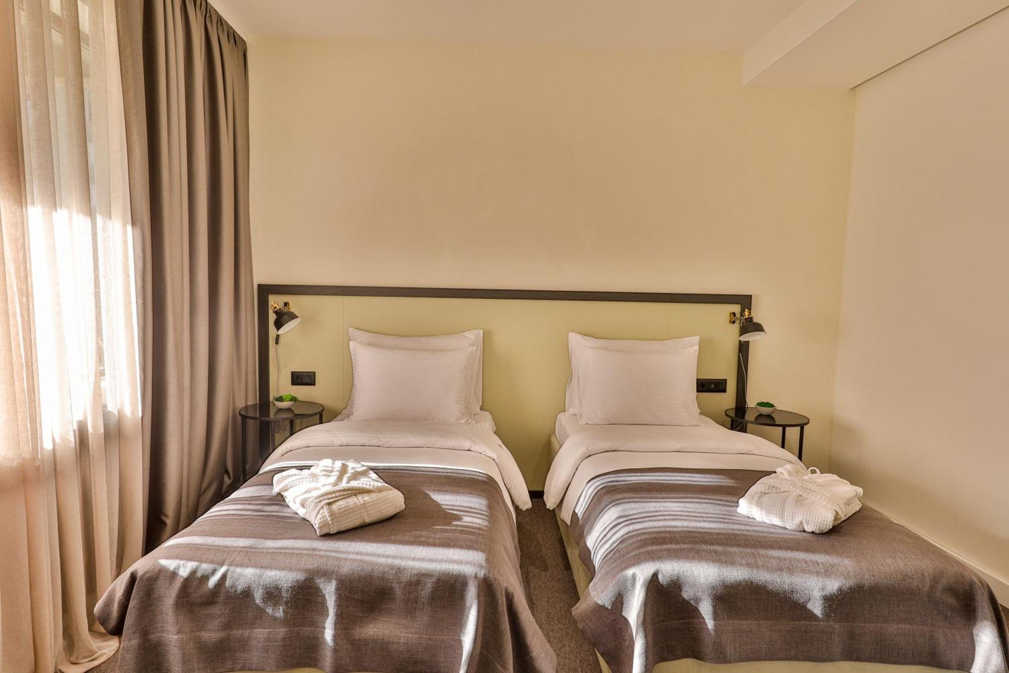 Hotel Botanica Belgrád Szoba fotó