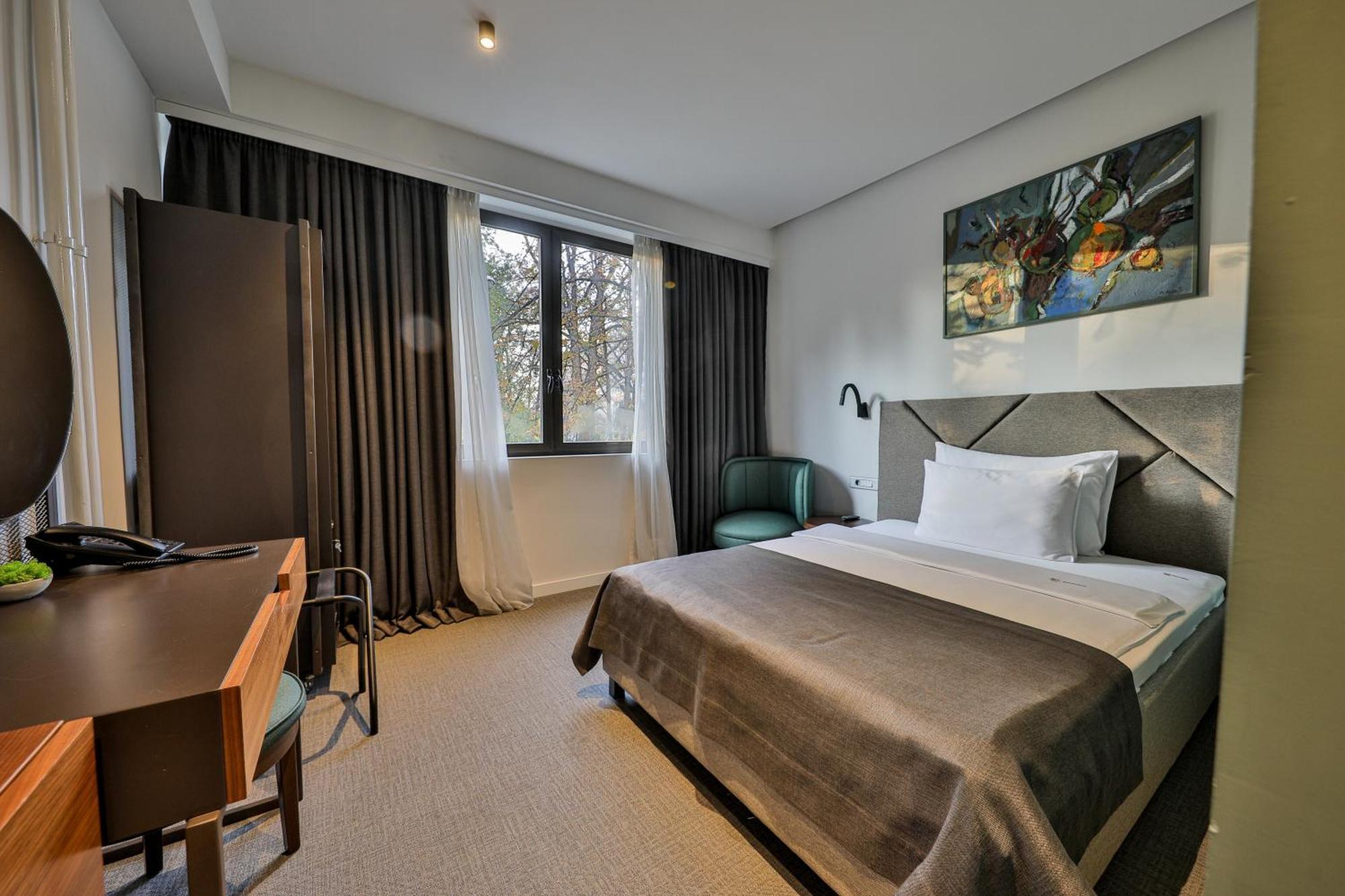 Hotel Botanica Belgrád Szoba fotó